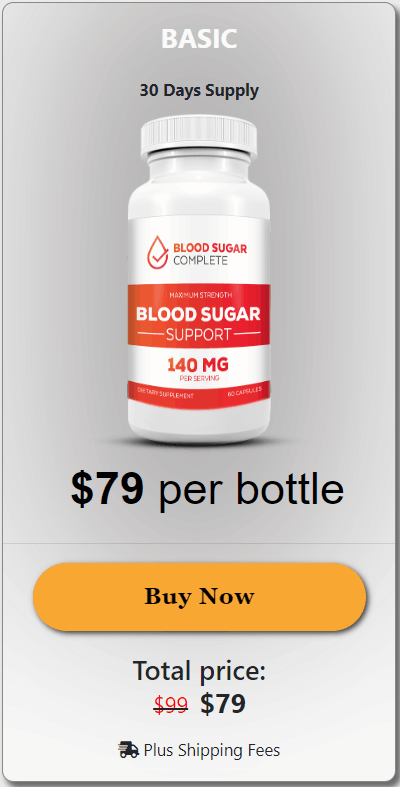 Blood Sugar Complete Price